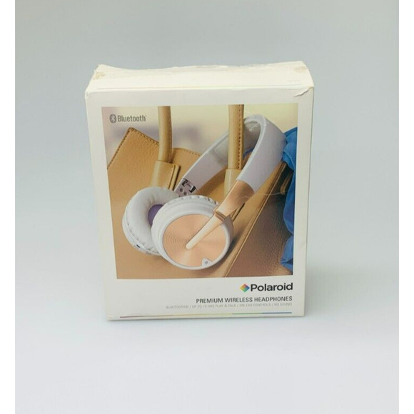 Polaroid Premium Wireless Headphones, Bluetooth, On-Ear Controls, 10 Hrs - Picture 2 of 14